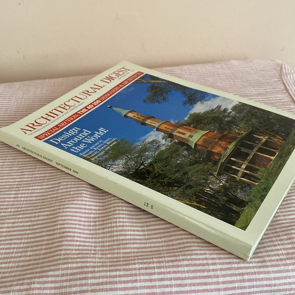 Vintage September 1995 edition architectural digest magazine - Picture 3 of 17